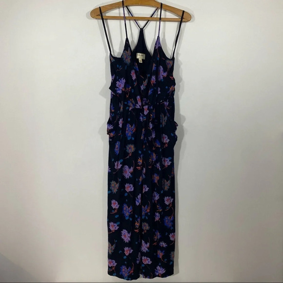 Anthropologie Moulinette Soeurs Floral Willa Tie Waist Jumpsuit - Picture 2 of 13